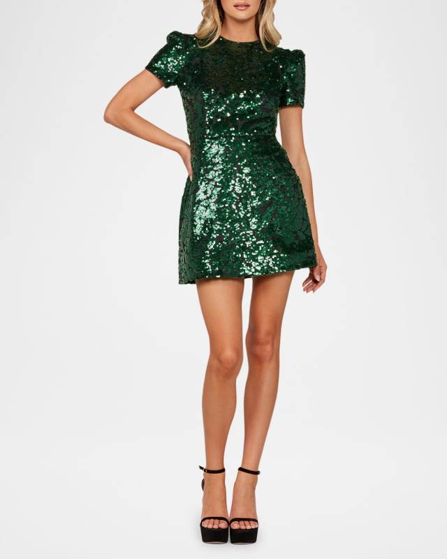 Coco A-Line Sequin Mini Dress
